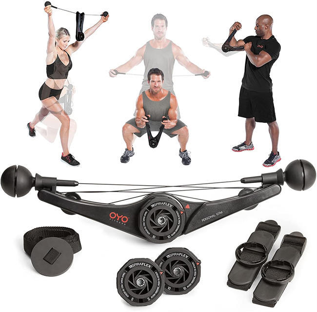 Personal Gym - Full Body Portable Gym: Home, Office or Travel - NASA SpiraFlex Resistance Technology